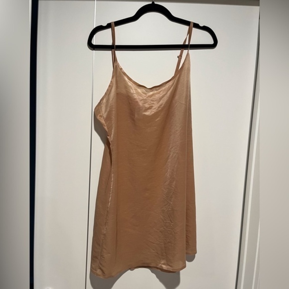 Spanx size XL beige tan shapewear slip dress